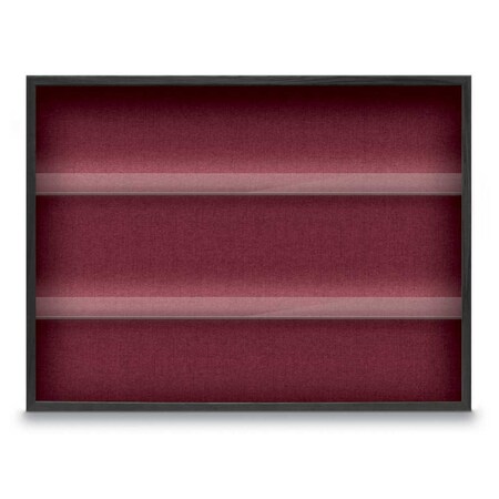 United Visual Products Outdoor Enclosed Combo Board, 48"x36", Wht Frame/Blk Porc & Blue Spruce UVCB4836ODW-BLKPORC-BLSPRU